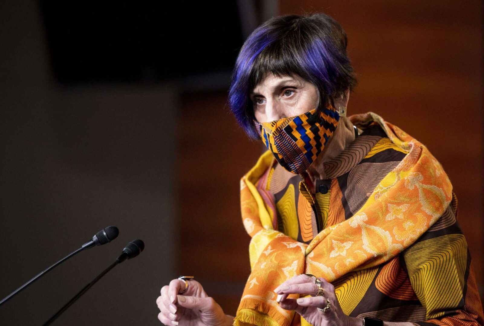 Rep. Rosa DeLauro, D-Conn., promised “this is the last year” House spending bills will block federal funds from being used to pay for abortion as she prepared to take over as Chair of the House Appropriations Committee.
