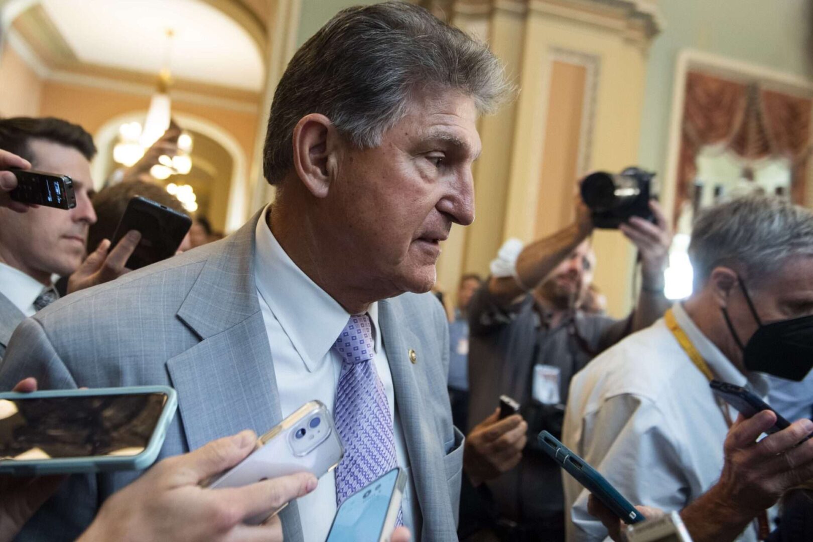 Sen. Joe Manchin III, D-W. Va., is one of several moderate Democrats who want more details on the $3.5 trillion price tag for the budget reconciliation package.