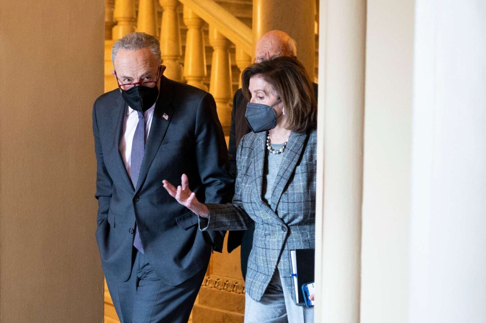 Senate Majority Leader Chuck Schumer and Speaker Nancy Pelosi have some key decisions to make on fiscal 2022 spending.