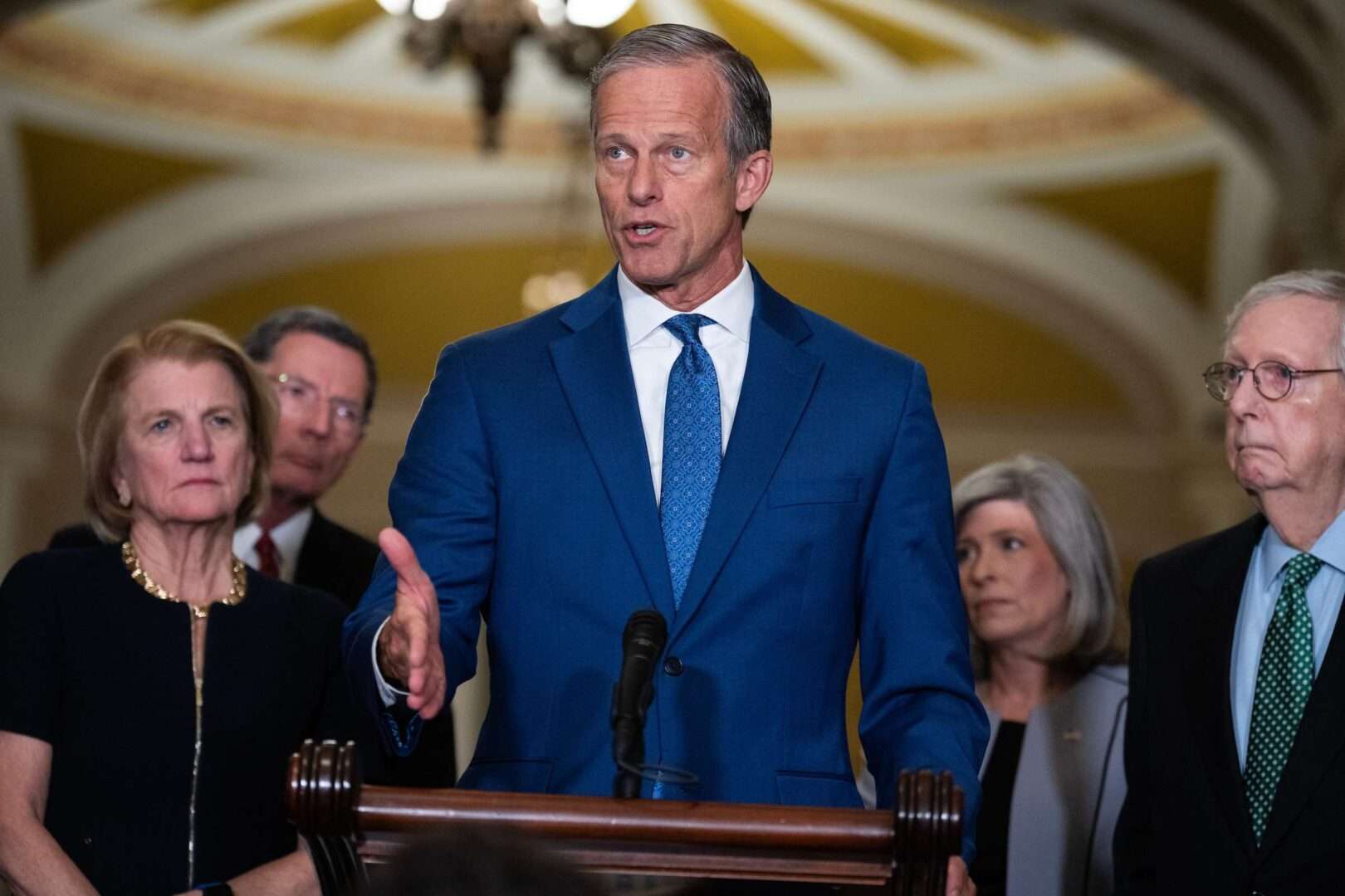 Senate Minority Whip John Thune says senators are prepared for 'all kinds' of potential scenarios.