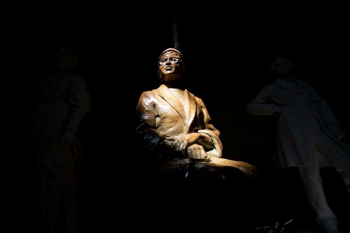 The Rosa Parks statue in the Capitol's Statuary Hall in June 2021. 