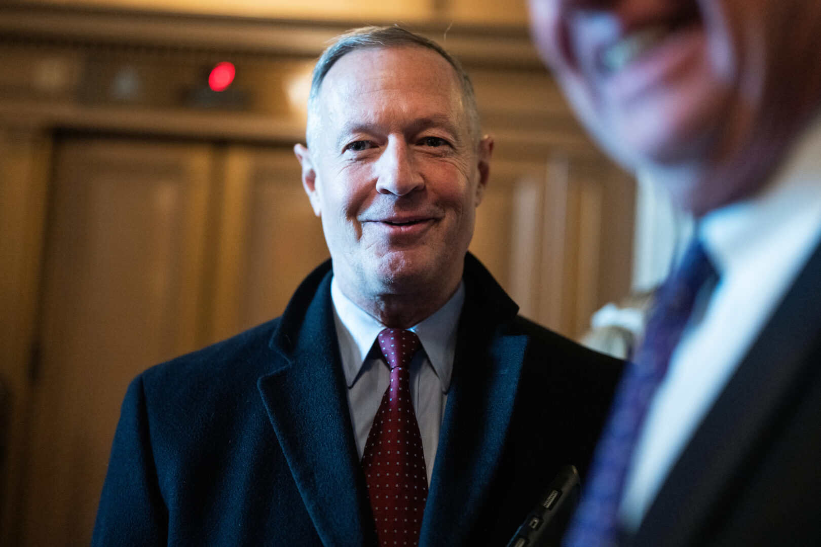 Martin O’Malley, nominee to be commissioner of the Social Security Administration, is seen in the Capitol on Nov. 28.