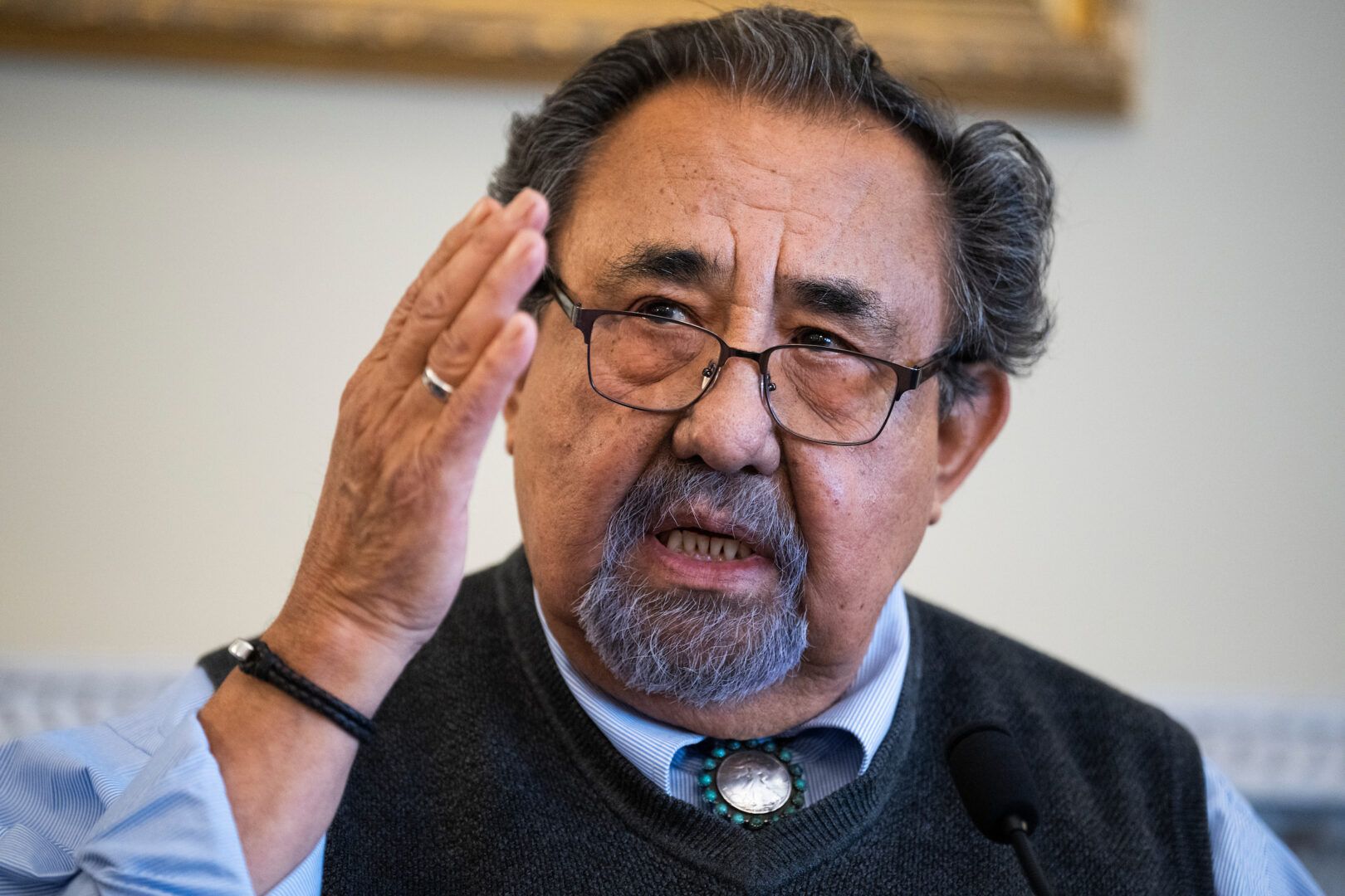 Democratic Rep. Raúl M. Grijalva, who represents a district that includes his hometown of Tucson and much of Arizona’s border with Mexico, was first elected to Congress in 2002.
