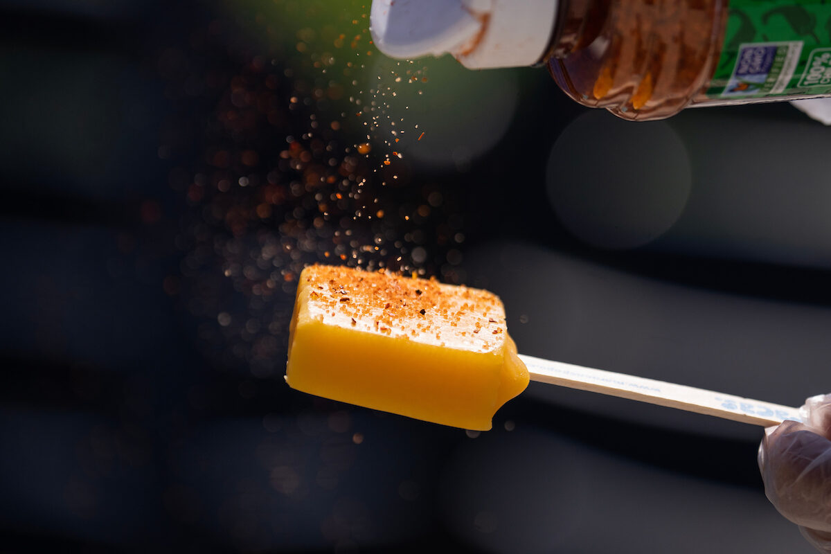 A Maracas Ice Pop is prepared during the Washington Nationals media preview day at Nationals Park on Friday, March 21, 2025.