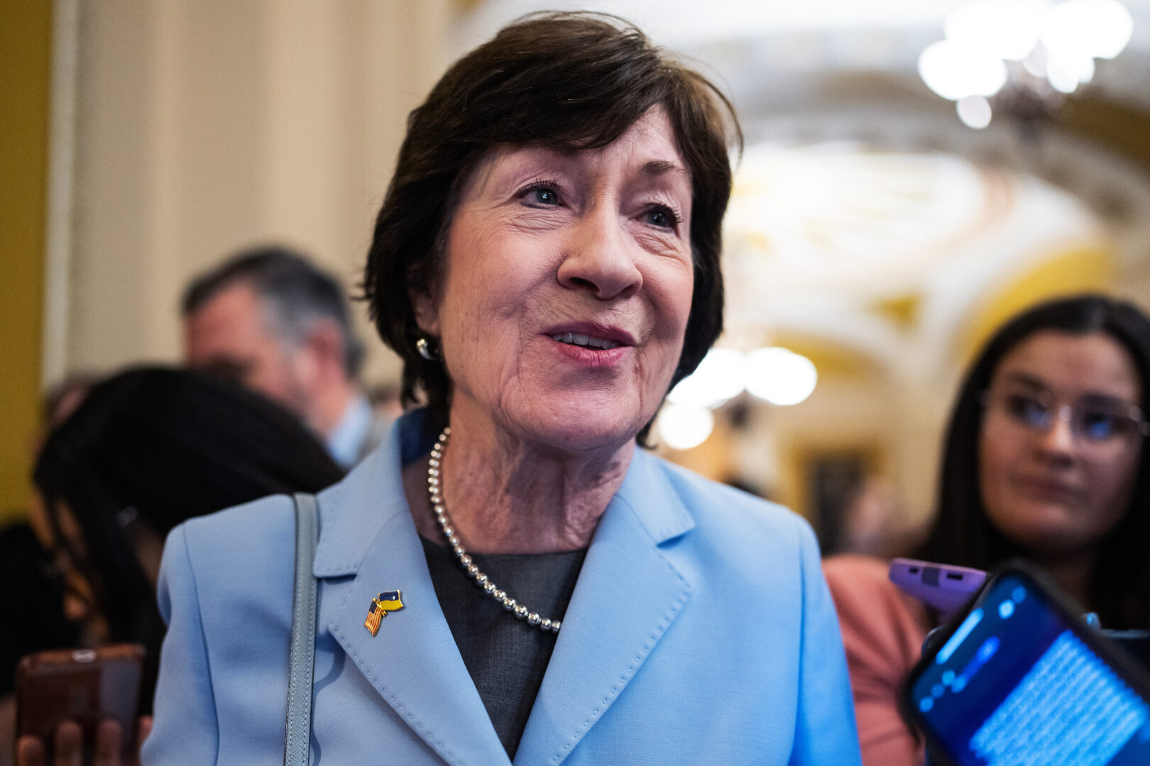 Sen. Susan Collins, R-Maine, said the Navy should buy the extra Arleigh Burke destroyer because the destroyer fleet needs to grow to deter China's burgeoning armada.