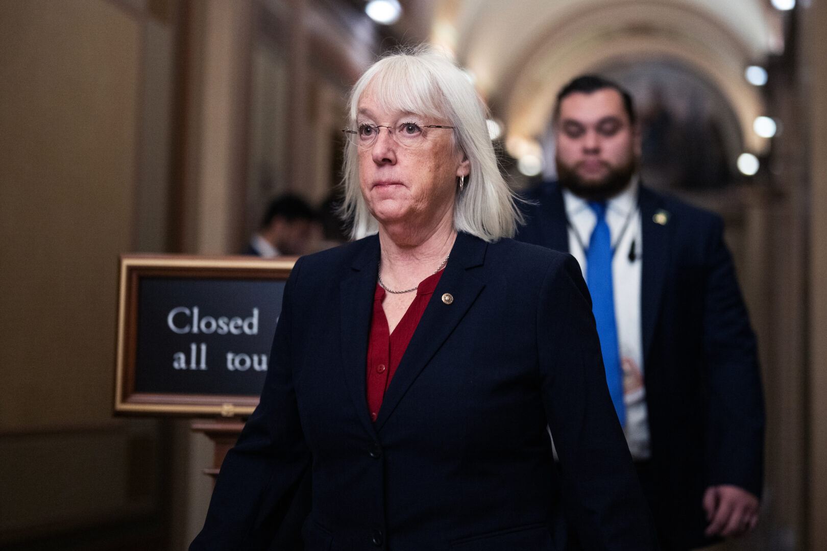 Sen. Patty Murray, D-Wash., warned that the Trump administration would have its way with the Army Corps of Engineers budget, at the expense of political foes.  (Tom Williams/CQ Roll Call file photo)