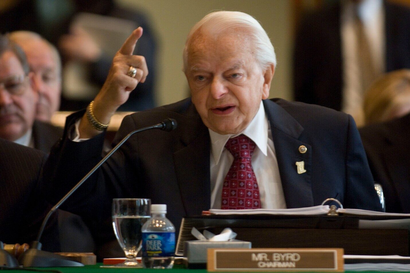 Then-Senate Appropriations Chairman Robert C. Byrd, D-W.Va., is pictured in 2008. (Scott J. Ferrell/CQ archives)