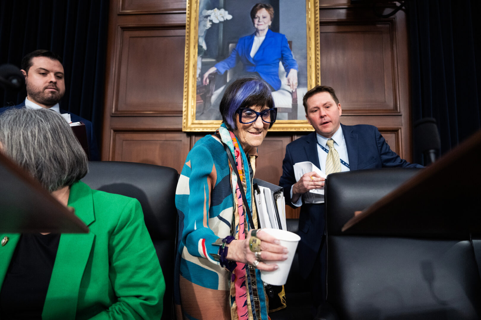 House Appropriations ranking member Rosa DeLauro, D-Conn., seen here on June 12, said, “It’s astonishing that for all the talk about finding and rooting out waste, fraud and abuse, House Republicans would defund the watchdog that is tasked with precisely that role.”   