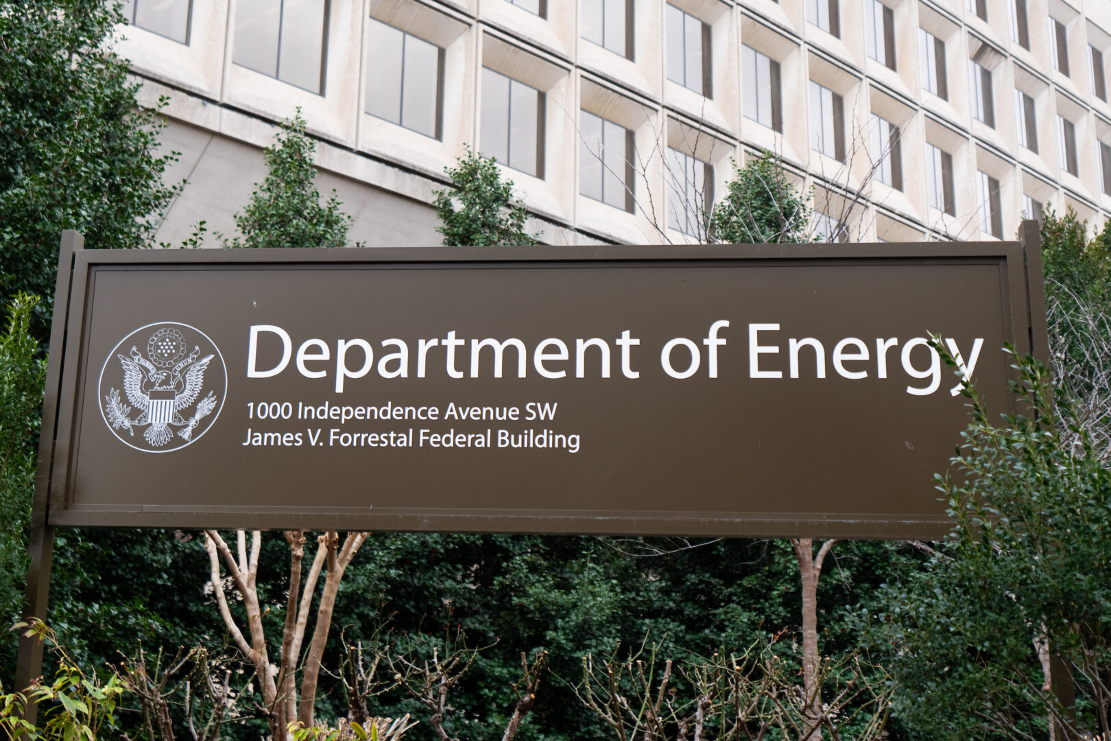 The U.S. Department of Energy’s Forrestal Building in Washington is pictured on March 6.