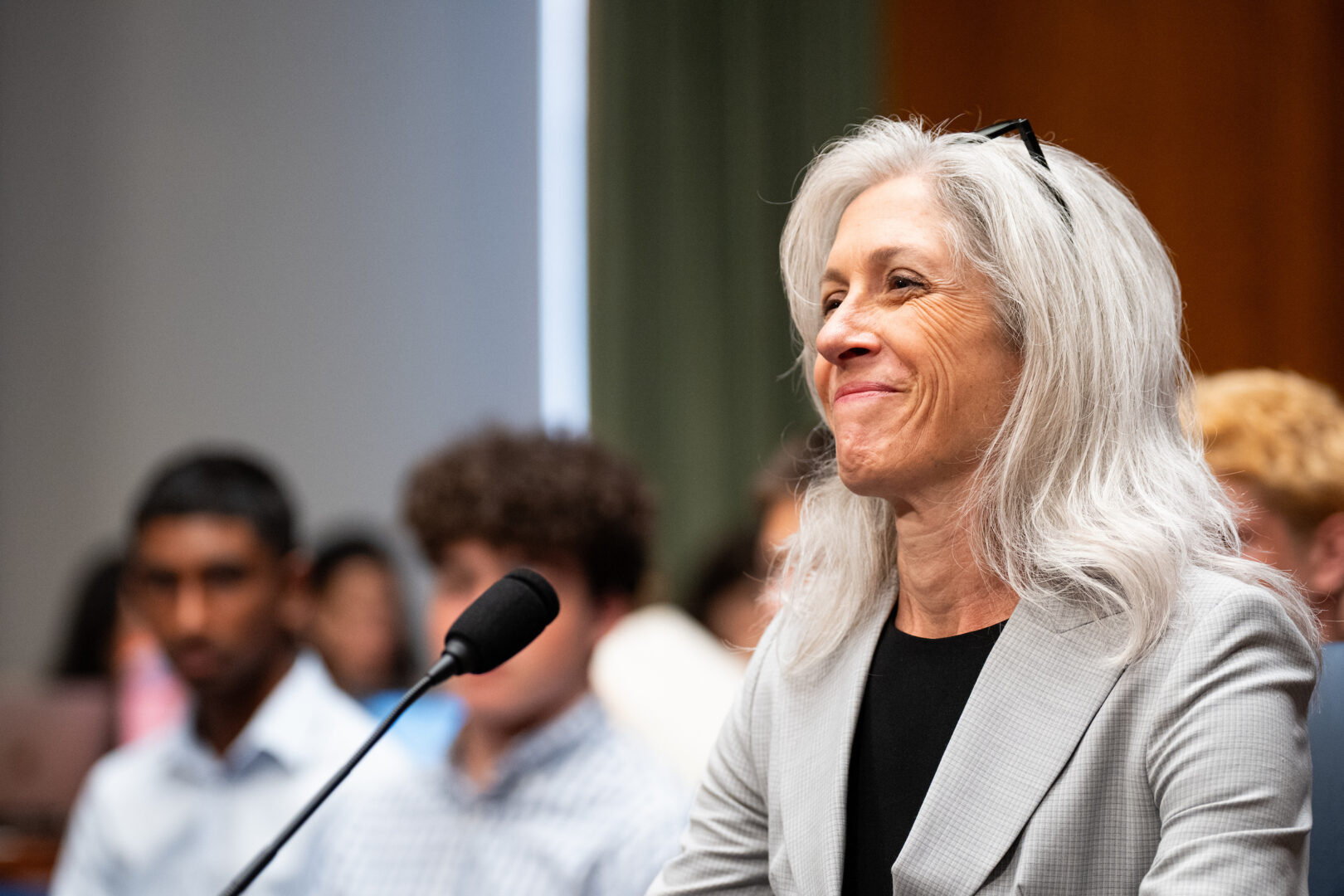 Susan Monarez, nominee to be director of the Centers for Disease Control and Prevention, testifies during her confirmation hearing in the Senate Health, Education, Labor and Pensions Committee in the Dirksen Senate Office Building on Wednesday, June 25, 2025. 