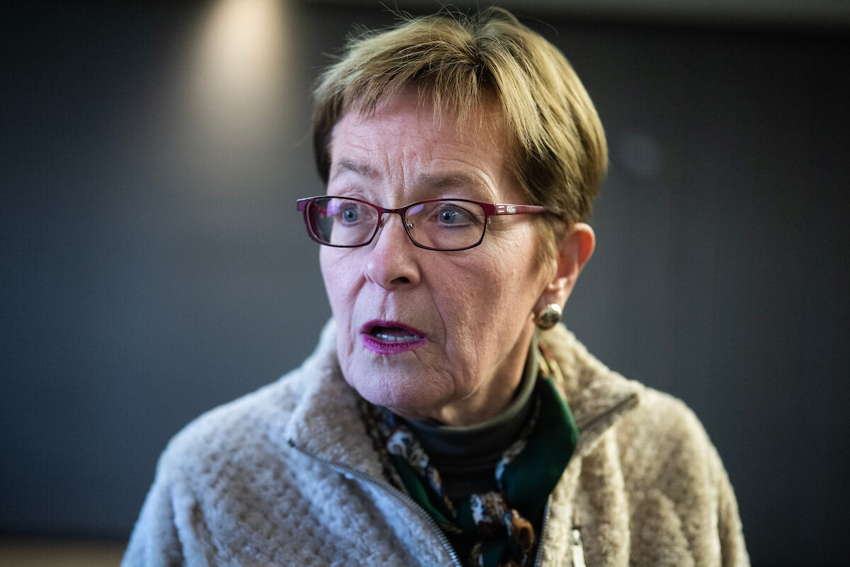 Rep. Marcy Kaptur, D-Ohio., attends the NAACP’s 109th Freedom Fund Celebration at the Stranahan Theater & Great Hall in Toledo, Ohio, on Saturday, Oct. 26, 2024.