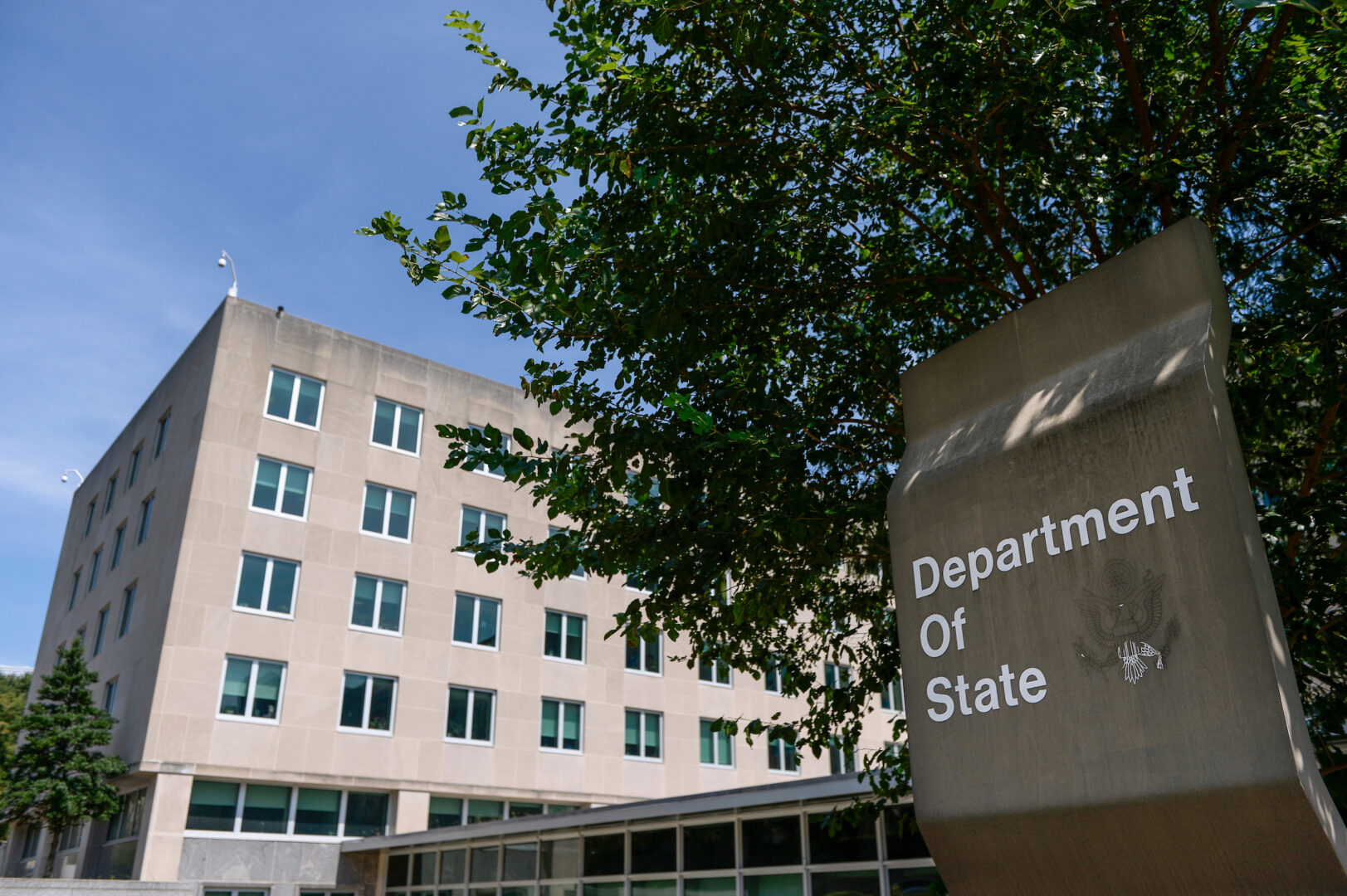 The State Department building in Washington. 