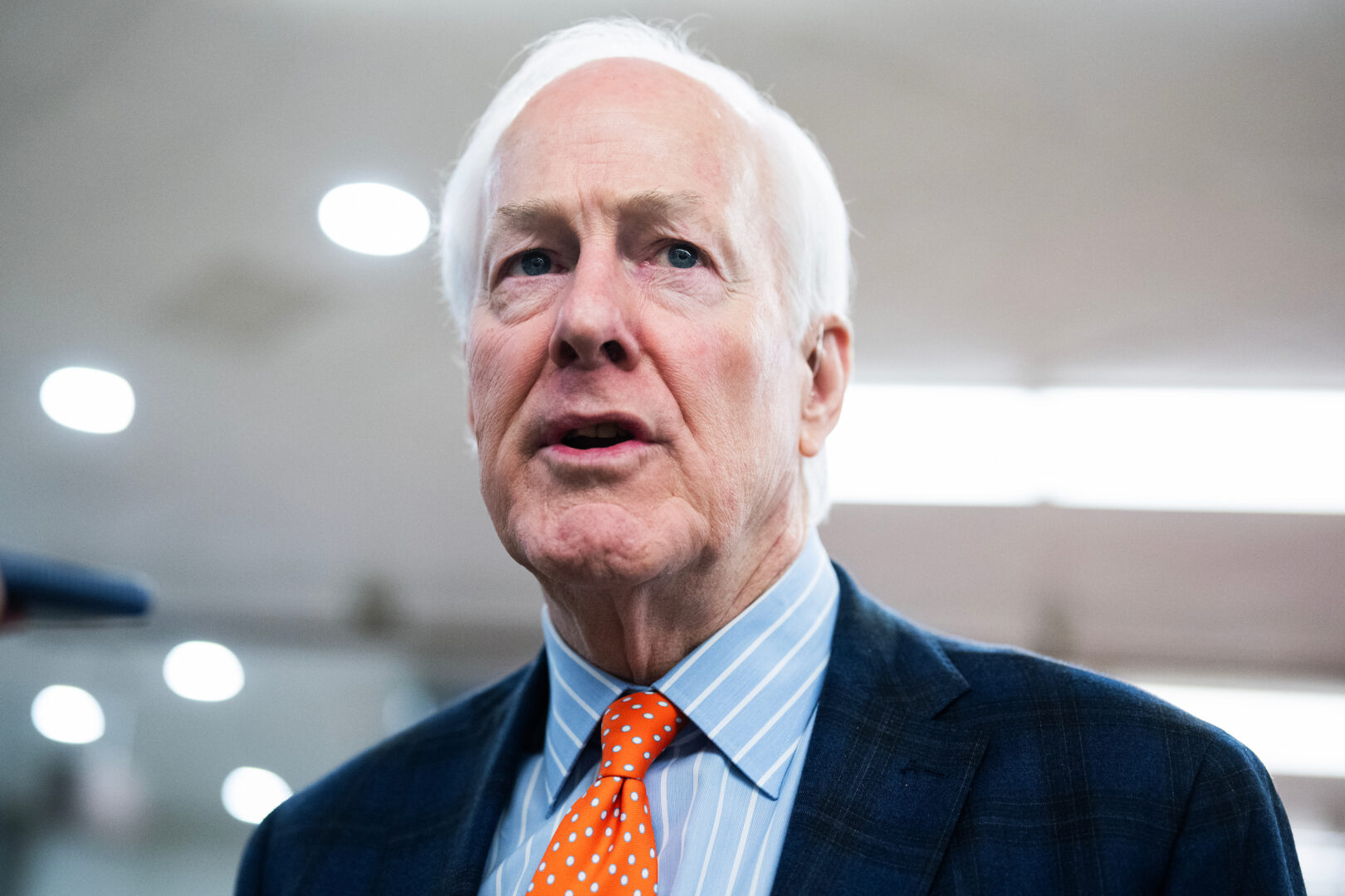 Sen. John Cornyn, R-Texas, is seen during votes in the U.S. Capitol on Thursday, Oct. 23. 