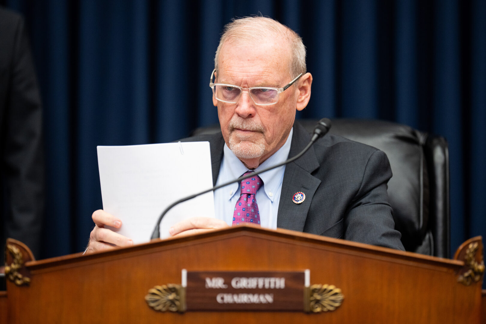House Energy and Commerce Health Subcommittee Chairman Morgan Griffith, R-Va., conducts a hearing on Jan. 22.