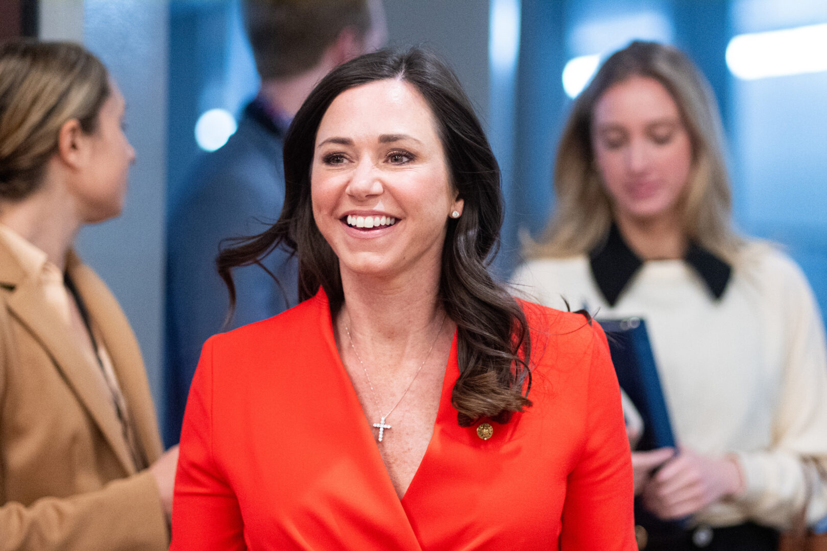Sen. Katie Britt, R-Ala., said a solution to the funding standoff was at hand. 