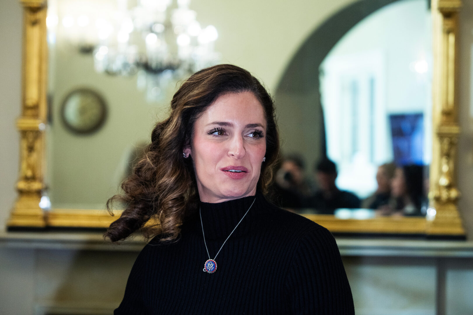 Letlow after a news conference at the Capitol in January.