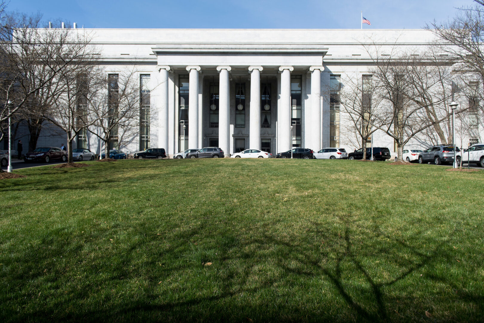 The Rayburn House Office Building.