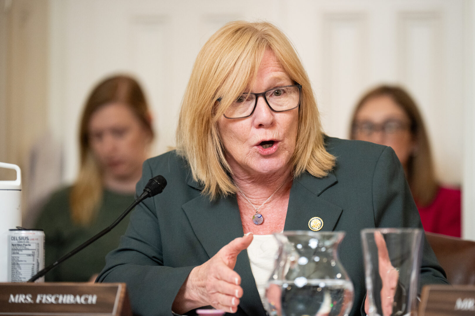 Rep. Michelle Fischbach, R-Minn., speaks during a House Rules Committee hearing in the Capitol.