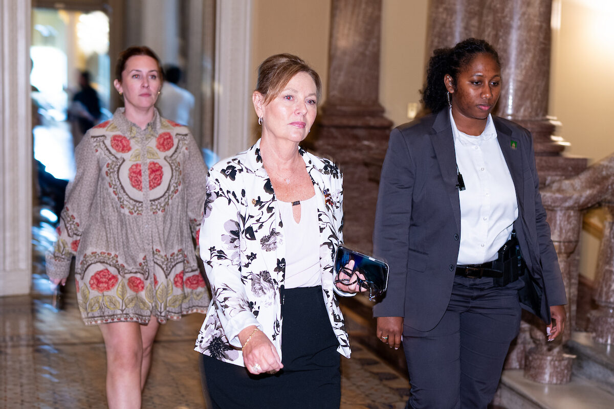 South Carolina Sen. Darline Graham arrives at the U.S. Capitol on Tuesday for Senate Republicans’ lunch meeting. 