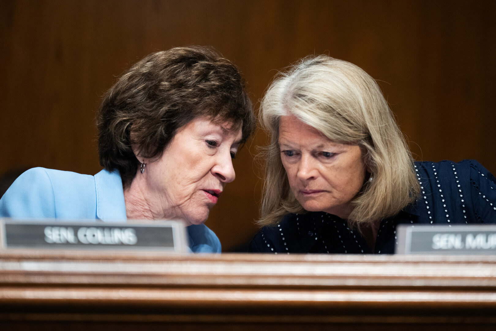 Sens. Susan Collins and Lisa Murkowski are seeking to keep funding decisions rooted within the medical research agency. 